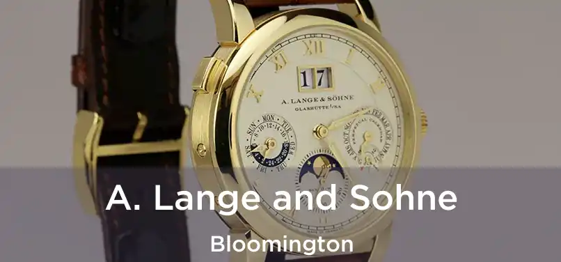  A. Lange and Sohne Bloomington